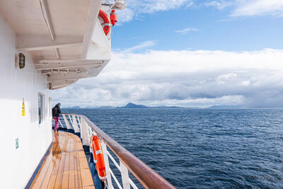 cruise ship promenade deck